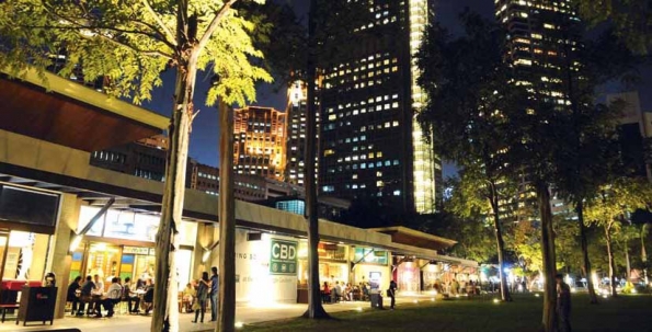 The Ayala Triangle Gardens in Makati City fosters a unique outdoor community experience using elements of sustainable design Ayala Triangle Gardens, a unique outdoor community experience